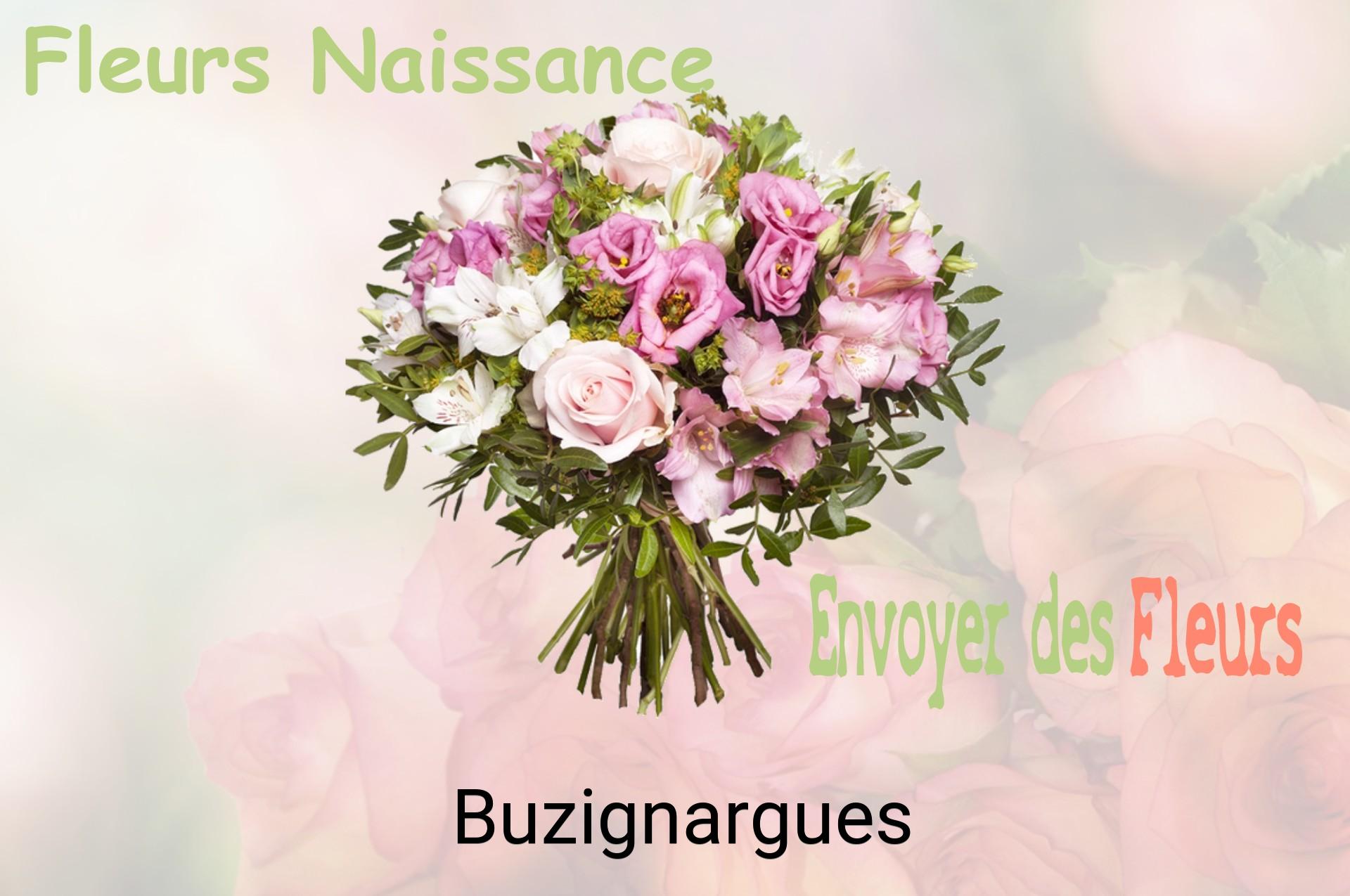 Bouquet de fleurs de naissance livré à Buzignargues